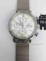 Swiss Copy IWC Portofino Watch SS White Dial